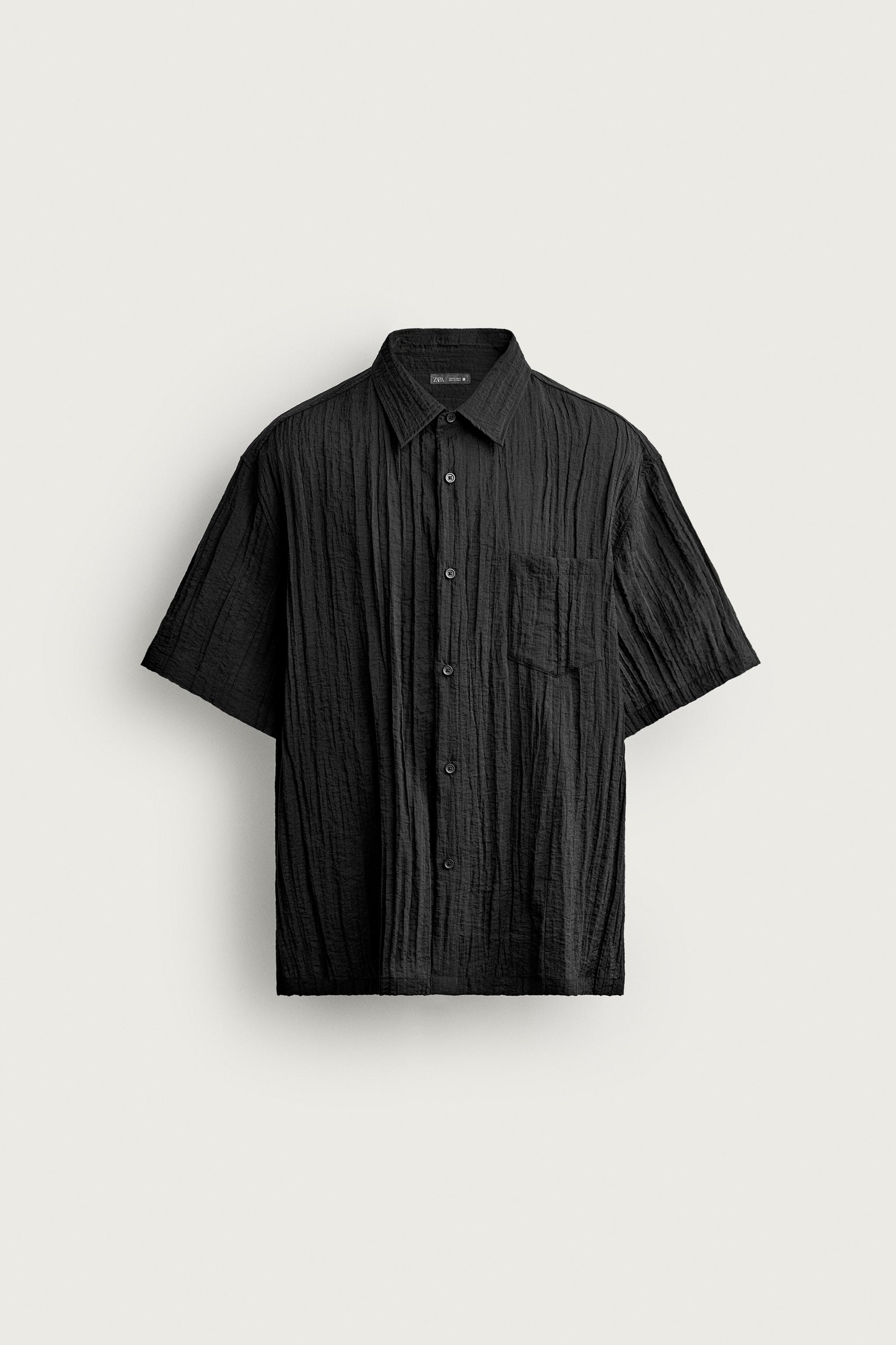 RELAXED FIT TEXTURED SHIRT